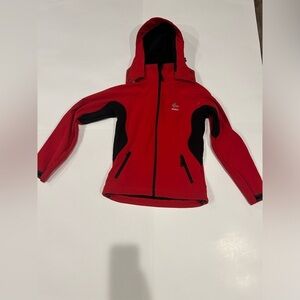 Scandinavian Explorer Coat Jacket Women’s XS Norway Red Removable Hood
